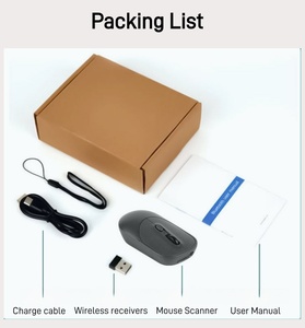 Rts không dây đa chức năng chuột Máy quét 1D 2D QR đọc mã không dây USB Máy quét mã vạch cho bán lẻ cửa hàng bách hóa Cổ Phiếu - Product Image 6