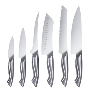 6 Pieces Kitchen <b>Knives</b> Stainless Steel Hollow Handle Chef Kitchen <b>Knife</b> <b>Set</b> - Product Image 6