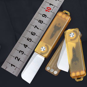 Hongrui Mini llavero Sandvik14c28ns cuchillo de bolsillo peso ligero pequeño cuchillo plegable EDC caja cortador PEI Ember mango imán - Product Image 5