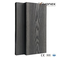 Tablas de Madera Compuesta para Terraza Exterior WPC Gris Oscuro, Pisos de Madera Compuesta para Patio, Terraza y Jardín