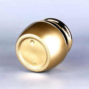 <span class=keywords><strong>Crema</strong></span> corporal de lujo para el cuidado de la piel, contenedor de 50g, Frasco redondo de vidrio dorado para cosméticos con tapa dorada - Product Image 5