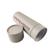 Tubes d'expédition cylindriques en carton blanc imprimé personnalisé, écologiques, biodégradables et de luxe pour affiches