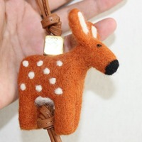 Artículos de Venta Caliente de la Familia Luo, Aptos para Bolsos de Fieltro de Lana, Accesorios para Automóviles, Cuero Genuino, Diseño Original