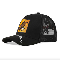 Gorra Trucker Moderna de Moda Urbana con Parche de Estrella Tejido en Tela de Gamuza, Estilo en Tendencia
