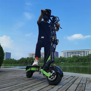 Trottinette électrique pliable de bonne qualité, charge maximale 200 kg, accélérateur rotatif, batterie lithium 60V 30AH 40AH, trottinette électrique pour adultes avec carte NFC - Product Image 2