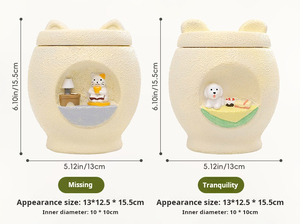 P159 Urnas para perros y gatos Suministros funerarios para mascotas Tarro de almacenamiento conmemorativo Contenedores de cremación - Product Image 3