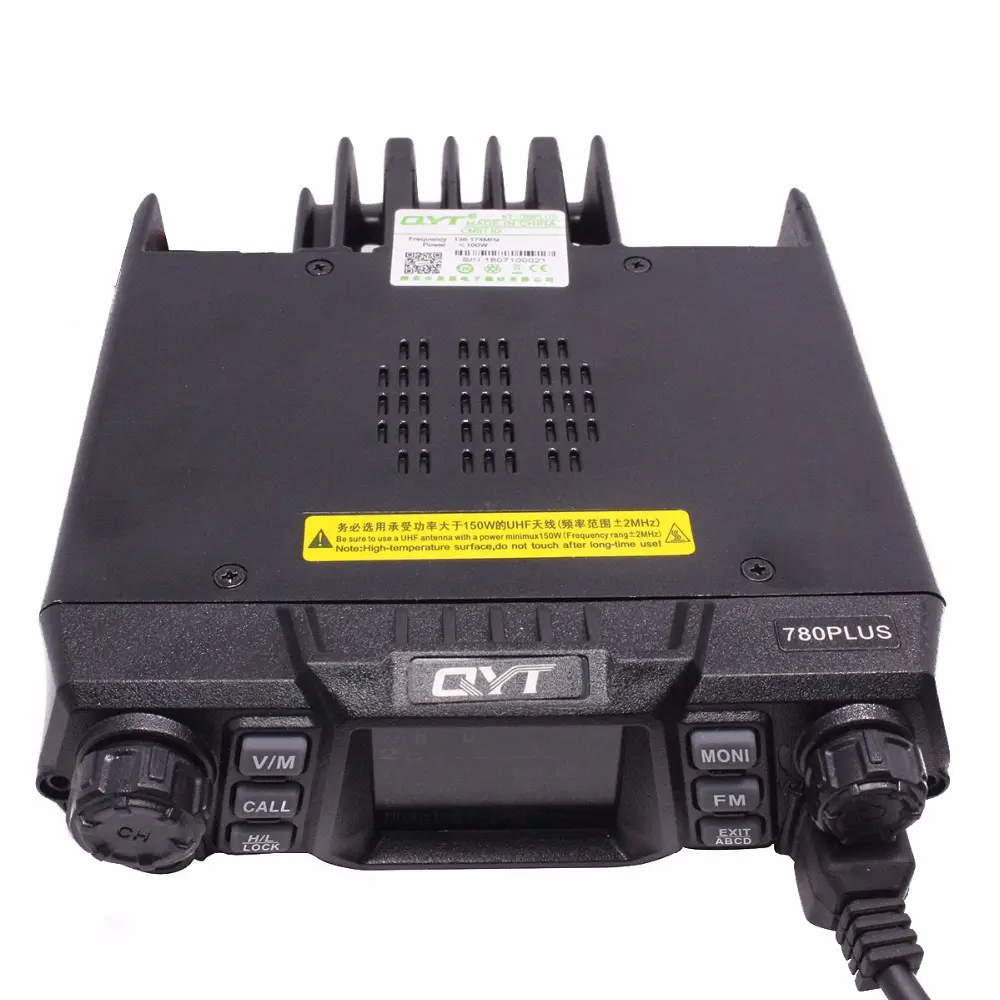 QYT KT-780PLUS Daya Tinggi 100W 75W Band Tunggal Komunikator Radio Amatir VHF atau UHF Walkie Talkie KT 780 Plus