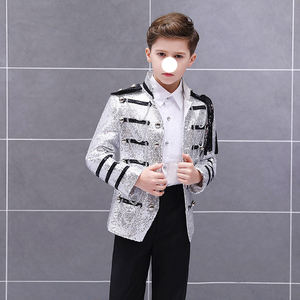 <span class=keywords><strong>ชุด</strong></span>ยูนิฟอร์ม<span class=keywords><strong>ทหาร</strong></span>ฮัสซาร์สำหรับเด็กผู้ชาย งานปาร์ตี้ งานคาร์นิวัล คอสเพลย์ <span class=keywords><strong>ชุด</strong></span>แสดง แจ็คเก็ตเบลเซอร์ประดับเลื่อมและโซ่ - Product Image 3