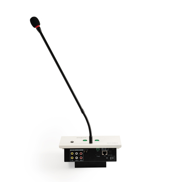 Gooseneck Paging Condenser Microphone EVAC TF Card USB Background Music Function Built-in Pre Amplifier-HUAYIN/MERLAUD DMH-CN