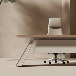 New <strong>Minimal</strong> Boss <strong>Desk</strong> Business Executive Work Table Silent Storage Cabinet Password Lock Drawer Durable <strong>Desk</strong> for Company Leaders - Product Image 6