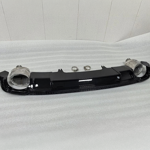 Nuevo Difusor de Parachoques Delantero para Auto, Spoiler de Material ABS con Tubo para Audi A4 Sline 2017-2019 B9 - Product Image 5