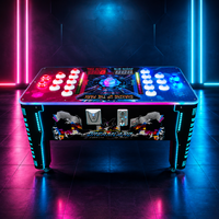 Mini borne d'arcade de jeu de frappe pour enfants avec construction en métal et acrylique pour divertissement intérieur
