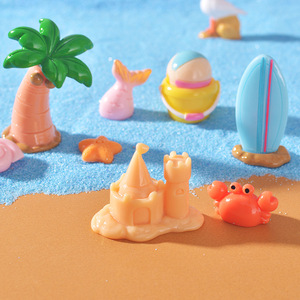 Décorations d'<span class=keywords><strong>aquarium</strong></span> de plage et de phare, ornements miniatures en résine pour table de sable, style minimaliste moderne transfrontalier, micro-paysage - Product Image 4