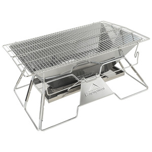 Camping en plein air <span class=keywords><strong>Barbecue</strong></span> Pliant Inoxydable <span class=keywords><strong>Nomade</strong></span> Pochette Brasero Four Pliant Four Rack Pliant - Product Image 3