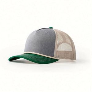 Gorra Trucker de Malla de 5 Paneles Personalizada al por Mayor con Bordado 3D, Diseño de Personaje de Moda Unisex, Gorra Snapback de Verano con Cuerda - Product Image 1