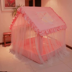 Nouveau 2025 vente en gros de moustiquaires pour bébé le plus populaire origine Type forme pour enfants <span class=keywords><strong>lit</strong></span> à baldaquin pour filles pour garçons bébé tente filet - Product Image 5