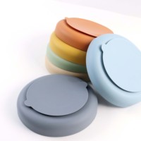 Bol à nourriture pour animaux de compagnie en silicone antidérapant personnalisé, rond, labyrinthe, pour chat et chien, bol à lécher lent, bols et mangeoires pour animaux de compagnie personnalisés