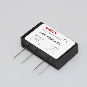 Relé ssr de 4 canales, regulador de voltaje de estado sólido, CC, Delgado, esp8266, 200a, ssr-60da, scr, tipo PCB, CA, SSR, 1a, 3a, 5a