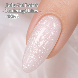 BORN PRETTY Esmalte de Gel con Escamas Brillantes Color Jelly, Suministros para <span class=keywords><strong>Uñas</strong></span>, Esmalte de Gel Plateado con Purpurina Brillante, Libre de HEMA y TPO - Product Image 4
