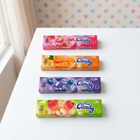 Bonbons gélifiés multicolores en forme de dessin animé aux saveurs variées, goût sucré, emballage en boîte, vente en gros en vrac