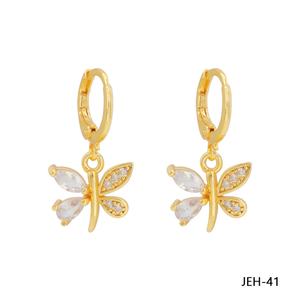 Boucles d'oreilles pendantes tendance en alliage de cuivre plaqué or 14 carats, couleur or, vente chaude - Product Image 5