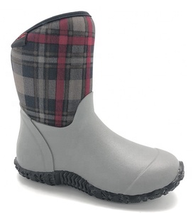 Clásico de las mujeres de alta impermeable aislado de caucho de neopreno de <span class=keywords><strong>nieve</strong></span> <span class=keywords><strong>Botas</strong></span> de <span class=keywords><strong>lluvia</strong></span> - Product Image 2