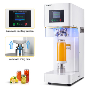 Machine de scellage automatique électrique pour canettes de bière en plastique et aluminium, jus et boissons, pour bouteilles commerciales et industrielles - Product Image 2