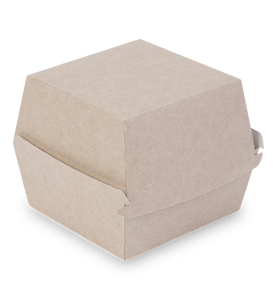 Boîte à burger en kraft en gros, taille XL, jetable, préformée, pour vente à emporter, en vrac, avec logo personnalisé - Product Image 2