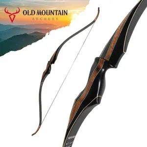 Old Mountain Archery Nuevo estilo Mckinley Bow Archery Lefet Hand Arco tradicional Arco de Tiro con Arco recurvo