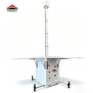 Torre <span class=keywords><strong>de</strong></span> Sistema Solar Móvil Impermeable para Exteriores con Mástil Manual <span class=keywords><strong>de</strong></span> 6m para Ingeniería Temporal y Seguridad - Product Image 2