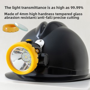 Lampe frontale de mineur sans fil à <span class=keywords><strong>LED</strong></span>, étanche <span class=keywords><strong>IP68</strong></span>, résistante aux chutes, avec batterie lithium-ion à structure verrouillée, pour mine de charbon - Product Image 4