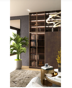 Meuble TV en bois de style minimaliste moderne, postmoderne, luxe léger, pour la décoration de la maison - Product Image 3