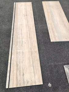Carrelage de sol en travertin argenté romain, beige gris, pierre calcaire, carrelage fabriqué, panneau de placage en travertin romain, travertin italien de <span class=keywords><strong>Toscane</strong></span> - Product Image 6