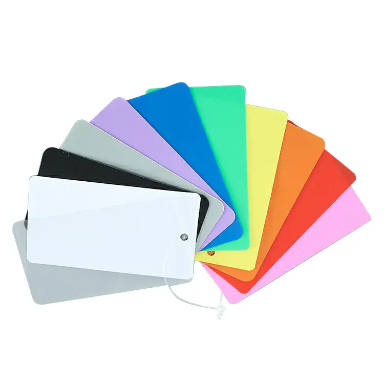Custom Color Waterproof Blank PVC Plastic Label Hanger Tag