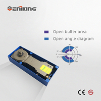 Eniking EK-2400 300kg EN5 Cierrapuertas Hidráulico de Piso de Cilindro Único de Acero Inoxidable de Alta Resistencia Moderno Ajustable CE
