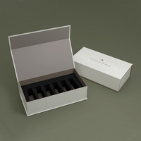 Emballage magnétique personnalisé pour cosmétiques, boîte cadeau pour huiles essentielles, emballage pour coffret d'huiles essentielles