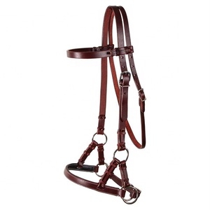 Brida de Doma de Cuero Equino de Calidad Premium con Cabezales Anatómicos Suecos y Cristales Personalizables - Equipo Ecuestre - Product Image 1