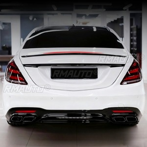 Car Rear <b>Wing</b> Rear Trunk Spoiler Diffuser Protector Body Kit For Mercedes Benz W222 AMG 2014-2020 Car Accessories - Product Image 3