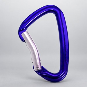 Mosquetón de Aluminio con Abertura Curva 24kN Anodizado 24mm 40g 99mm para Escalada, Fabricado Según Norma EN 12275 UIAA HM A750KNB OEM Taiwán - Product Image 5
