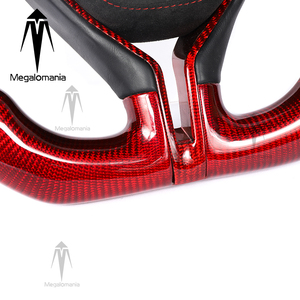 Volante Deportivo Perforado de Fibra de Carbono, Duradero, Compatible con <span class=keywords><strong>Maserati</strong></span> Grecale, <span class=keywords><strong>Levante</strong></span>, Ghibli, Quattroporte, GranCabrio, GranTurismo - Product Image 5