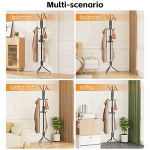 <span class=keywords><strong>Perchero</strong></span> Metálico con Ganchos, Fácil de Montar, <span class=keywords><strong>Perchero</strong></span> Independiente para Colgar Chaquetas, Sombreros, Bufandas y <span class=keywords><strong>Bolsos</strong></span> para la Entrada - Product Image 6