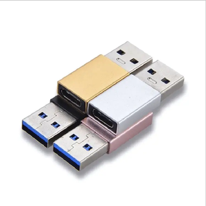 Custodia in alluminio USB 3.1 Type-C femmina A USB 3.0 A adattatore <span class=keywords><strong>convertitore</strong></span> dati OTG maschio per Smartphone Laptop - Product Image 5