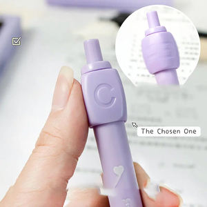 Bolígrafo de Gel Giratorio Descompresivo, de Plástico, Dorado y Verde, Divertido e Interesante, con Forma de Dado, para Respuestas, Selección ABCD, Dificultad Creativa, Rotación - Product Image 4