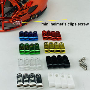 अमेरिकी फुटबॉल कस्टम मिनी हेलमेट क्लिप स्क्रू संग्रहणीय मिनी अमेरिकी हेलमेट मास्क क्लिप स्क्रू - Product Image 5