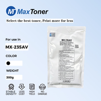 Poudre de développement compatible MaxToner Premium MX235 MX-235 pour copieurs Sharp MX1808S 2008D 2308D 2328D 2008L Qualité OEM Noir