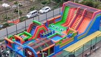 Parc de jeux gonflables commercial WINSUN, attractions, trampoline, manèges pour adultes, saut, rebondissement
