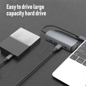 11 In1อะแดปเตอร์ <span class=keywords><strong>HDMI</strong></span> VGA 4K Thunderbolt 3ฮับพร้อมฮับ3.0 TF SD Reader ช่อง PD USB C Type-C ฮับสำหรับ MacBook pro/air สำหรับ ugreเพิ่มเติม - Product Image 5