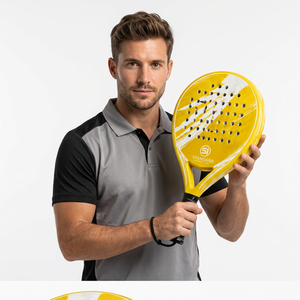 Raqueta de Pádel Profesional Personalizable de Fibra de Carbono, Diseño Personalizado, Bolsa de Transporte para Entrenamiento y Competición de Pickleball en la Playa - Product Image 2