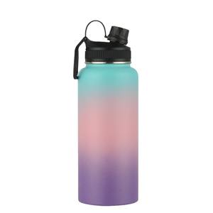 ขวดน้ำเก็บความร้อนสแตนเลส 304 ขนาด 960 มล. สำหรับพกพา เล่นกีฬา พร้อมหูจับและหลอดดูด สำหรับการค้าอีคอมเมิร์ซข้ามพรมแดน - Product Image 5