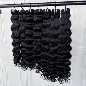 Lots de Cheveux Humains Vierges Ondulés du Cambodge, Couleur Naturelle, 10-40 Pouces, Double Trame Faite à la Machine, Sans Nœuds, Sans Perte, Vente en Gros - Product Image 2